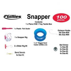 Assorted Tackle Packs Plano Snapper Tackle Kit - Fishing Tackle Box With 100 Pieces Of Tackle -Tackle Storage store 11PASN 2