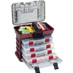 Plano 1354 Tackle Box - 4 Removable Tackle Tray System With Top Bulk Storage