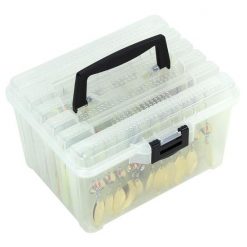 Plano 3505 Hydro Flo Spinner Bait Box-Tackle Tray With Drain Holes In Lid & Base -Tackle Storage store 1561209 2