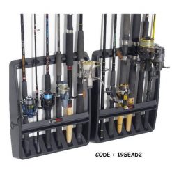 Home Rod Storage Sea Dog Vertical Fishing Rod Holder - Twin Pack - Holds 6 Fishing Rods Each -Tackle Storage store 19SEAD2 2