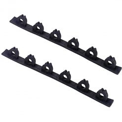 Home Rod Storage 2 Pack SureCatch Large Moulded Rubber Rod Racking - Holds Up To 12 Fishing Rods