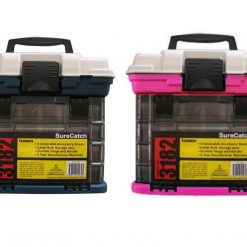 Surecatch His And Hers 4 Tray Fishing Tackle Box Bundle - 2 X Tackle Boxes