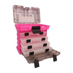 Surecatch His And Hers 4 Tray Fishing Tackle Box Bundle - 2 X Tackle Boxes -Tackle Storage store 309TB3182 309TB3182P 3