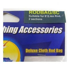 Surecatch Surecatch 1425mm Deluxe Fishing Rod Bag To Suit 2 Piece 8ft Rod -Tackle Storage store 309crb8 3