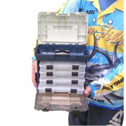 Surecatch 4 Tray Heavy Duty Fishing Tackle Box For Terminal Tackle Blue -Tackle Storage store 309tb3182B 2
