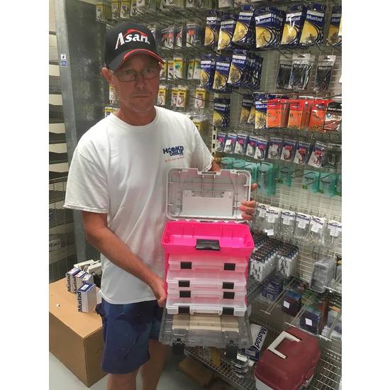Tackle Boxes Limited Edition Pink Surecatch 4 Tray Heavy Duty Fishing Tackle Box PINK 8 Tackle Boxes Limited Edition Pink Surecatch 4 Tray Heavy Duty Fishing Tackle Box PINK - Image 6