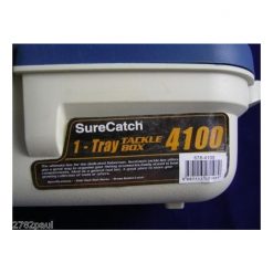 Surecatch Heavy Duty 1 Tray Fishing Tackle Box / Tool Box With Brass Bail Latch -Tackle Storage store 309tb4100 3