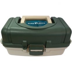 Surecatch Heavy Duty Fishing Tackle/Tool Box - 2 Tray Tackle Box -Tackle Storage store 309tb4200 2