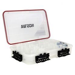 Tackle Boxes Large Wilson Deluxe Deep Waterproof Fishing Tackle Tray With 24 Compartments -Tackle Storage store 333TTWD350824 2