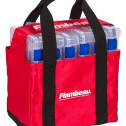 Flambeau 4226 Small Fishing Tackle Tray Tote Bag With Six 4007 Tuff Tainers