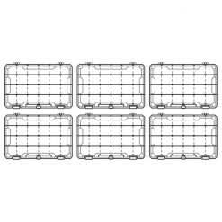 Flambeau 4226 Small Fishing Tackle Tray Tote Bag With Six 4007 Tuff Tainers -Tackle Storage store 4226TT 5