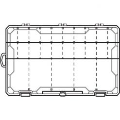 Flambeau 5003 25 Compartment Tuff Tainer Fishing Tackle Tray With Zerust -Tackle Storage store 5003 6