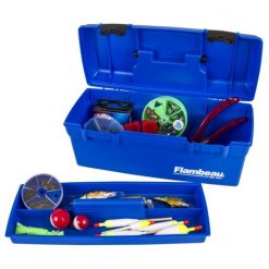 Flambeau 6009 Blue 'Lil Brute Fishing Tackle Box With Lift Out Tray -Tackle Storage store 6009TD 3