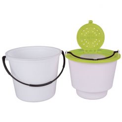 Live Bait Kits & Aerators Flambeau Live Bait Bucket - Made In U.S.A. - 2 Piece Minnow Bucket -Tackle Storage store 6051BC 3