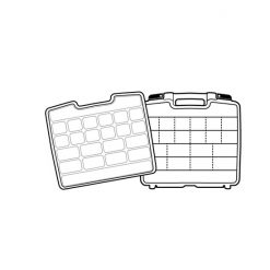 Flambeau 6962ZM Zerust Max Tackle Box With 22 Compartments And Removable Tray -Tackle Storage store 6962ZM 4