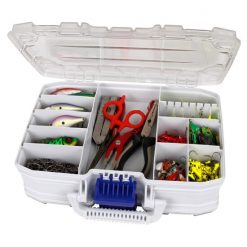 Flambeau 8321DS Double Sided Fishing Tackle Box - 13 Inch Clear Double Satchel 8 Flambeau 8321DS Double Sided Fishing Tackle Box - 13 Inch Clear Double Satchel -Tackle Storage store 8321DS 2