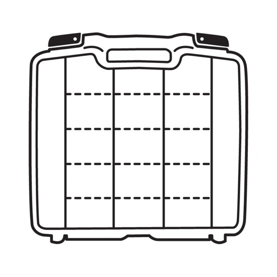 Flambeau 8415 Tuff Tainer Satchel - 15 Inch Fishing Tackle Tray With Zerust 5 Flambeau 8415 Tuff Tainer Satchel - 15 Inch Fishing Tackle Tray With Zerust - Image 3