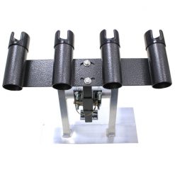 Bull Bar Rod Holders Wilson Hammertone Black Powder Coated Adjustable Removable Bull Bar Rod Holder -Tackle Storage store Bbrc4rtb 2