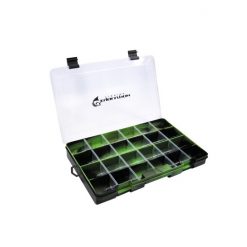 Evolution Fishing Evolution Fishing Evolution Drift Series 3700 Green Fishing Tackle Tray - Up To 24 Compartments -Tackle Storage store EV37000 3