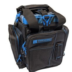 Evolution Fishing Evolution Fishing Evolution Drift Series Blue Vertical Fishing Tackle Bag With Five Tackle Trays