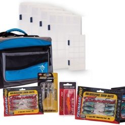 Assorted Tackle Packs Jarvis Walker Fishing Tackle Bag With 5 Packs Of Assorted Lures - 5 Tackle Trays