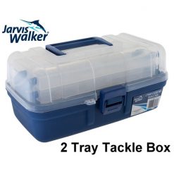 Tackle Boxes Jarvis Walker 2 Tray Clear Top Fishing Tackle Box - Tackle Storage Box -Tool Box -Tackle Storage store Jw 2 tray Clear Top 3