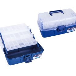 Tackle Boxes Jarvis Walker 3 Tray Clear Top Fishing Tackle Box - Tackle Storage Box -Tool Box