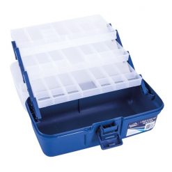 Tackle Boxes Jarvis Walker 3 Tray Clear Top Fishing Tackle Box - Tackle Storage Box -Tool Box -Tackle Storage store Jw 3 tray Clear Top 3