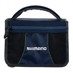 Soft Plastics Wallet Shimano Fishing Tackle Wallet - Double Sided With Tackle Tray And 10 Sleeves