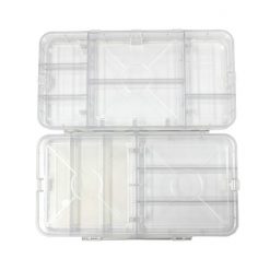 Tackle Boxes Moncross MC-182P Double Sided Fishing Tackle Tray - 5 Seperate Lids - Props Case -Tackle Storage store MMC 182P 2
