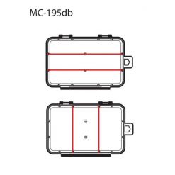 Tackle Boxes Moncross MC-195DB Deeper Fishing Tackle Tray With 3 Compartments -Tackle Storage store MMC 195DB C 2