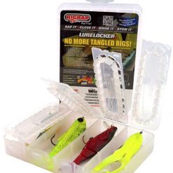 Fishing Lure Storage Rigrap Lure Locker Fishing Lure Box - Tangle Free Ready Rigged Lure Storage