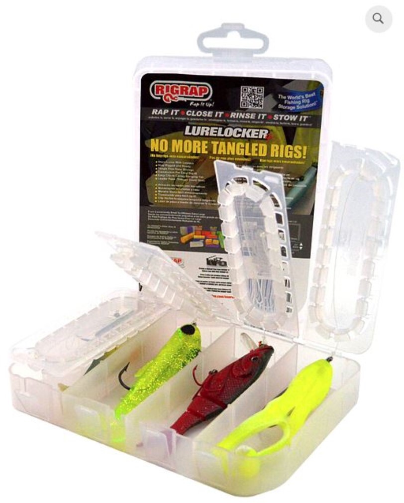 Fishing Lure Storage Rigrap Lure Locker Fishing Lure Box - Tangle Free Ready Rigged Lure Storage 3 Fishing Lure Storage Rigrap Lure Locker Fishing Lure Box - Tangle Free Ready Rigged Lure Storage