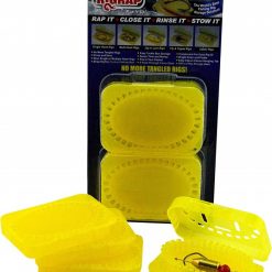Leader Holder 4 Pack Of Rigrap 8512 Yellow Leader Rig Holders -Tangle Free Fishing Rig Storage