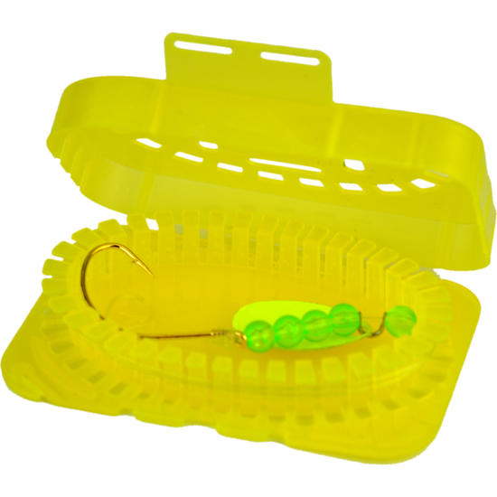 Leader Holder 4 Pack Of Rigrap 8512 Yellow Leader Rig Holders -Tangle Free Fishing Rig Storage 5 Leader Holder 4 Pack Of Rigrap 8512 Yellow Leader Rig Holders -Tangle Free Fishing Rig Storage - Image 3