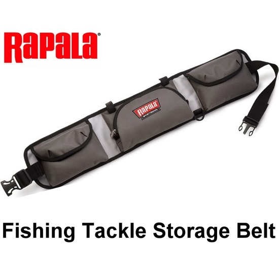 Rapala Sportsman 10 Fishing Tackle Belt With Multiple Storage Pockets 6 Rapala Sportsman 10 Fishing Tackle Belt With Multiple Storage Pockets - Image 4