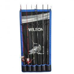 Home Rod Storage Wilson Fishing Rod Hanger-Wall Hanging Fishing Rod Holder-Holds 6 Rods Or Combos