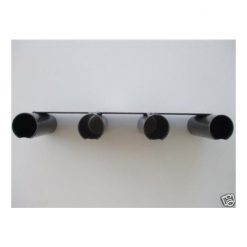 Rod Holders And Rod Rests Wilson Bull Bar Rod Holder Black Hammertone Aluminium 4 Hole -Tackle Storage store bbrc4pcb 6