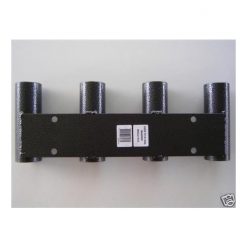 Rod Holders And Rod Rests Wilson Bull Bar Rod Holder Black Hammertone Aluminium 4 Hole -Tackle Storage store bbrc4pcb 7