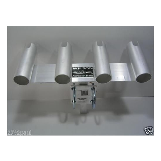 Rod Holders And Rod Rests Wilson Removable Bull Bar Fishing Rod Holder Aluminium 4 Hole 8 Rod Holders And Rod Rests Wilson Removable Bull Bar Fishing Rod Holder Aluminium 4 Hole - Image 6