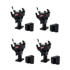 Rod Holders And Rod Rests 4 X Berkley Quick Set Fishing Rod Holders-Fully Adjustable With Mounting Bracket