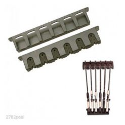 Berkley Vertical Fishing Rod Rack - Neatly & Securely Stores 6 Fishing Rods -Tackle Storage store vertical rod holder 3